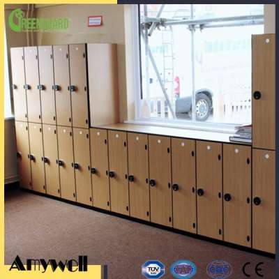 Amywell Factory solid color formica sheet waterproof laundry 10 door locker