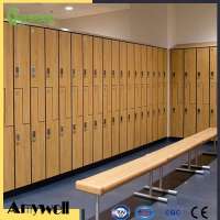 Amywell wholesale phenolic compact laminate wood grain HPL lockers