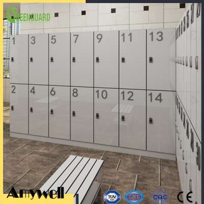 Amywell Colorful HPL High Gloss Laminate Individual Locker